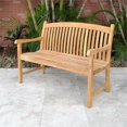 thumbnail image 3 of International Home Miami Amazonia Teak Newcastle Outdoor Bench, 3 of 6