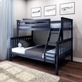 thumbnail image 1 of BEDSMART Lits Superposés Simple sur Double en Bois Massif/ Bleu, 1 of 6