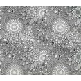 thumbnail image 4 of oneOone Cotton Flex Black Fabric Floral Mandala Artistic Fabric For Sewing Printed Craft Fabric By The Yard 40 Inch Wide, 4 of 4