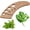 Moon shape, variant on Wooden Vegetable Leaf Separator, Pottery Herb Stripper Tool Supplies, Fun Kitchen Gadgets, Exquisite Herb Stripper Bowl Gifts for the Kitchen Suitable for Home Use & Chefs