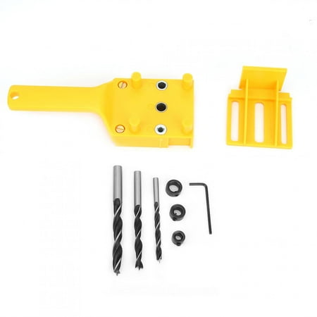 

Impact Resistance Drill Guide Hole Jig Yellow Durable Carpenter For Drilling Guide Positioning Locating