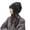 Black, variant on Yirtree Women Hat Super Soft Windproof Stretchy Solid Color with Letters Keep Warm Yarn Simple Thickened Winter Women Beanie Hat for Dating