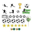thumbnail image 1 of Adornos para tartas de fútbol, ​​selecciones para tartas para recuerdos de fiesta, Día de San Valentín, Día Estilo B, 1 of 8
