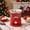 Red_Hot#471, variant on Ceramic Christmas Chocolate Fondue Mug Set with Forks and Tea Light Warmer for Cheese and Caramel Dipping