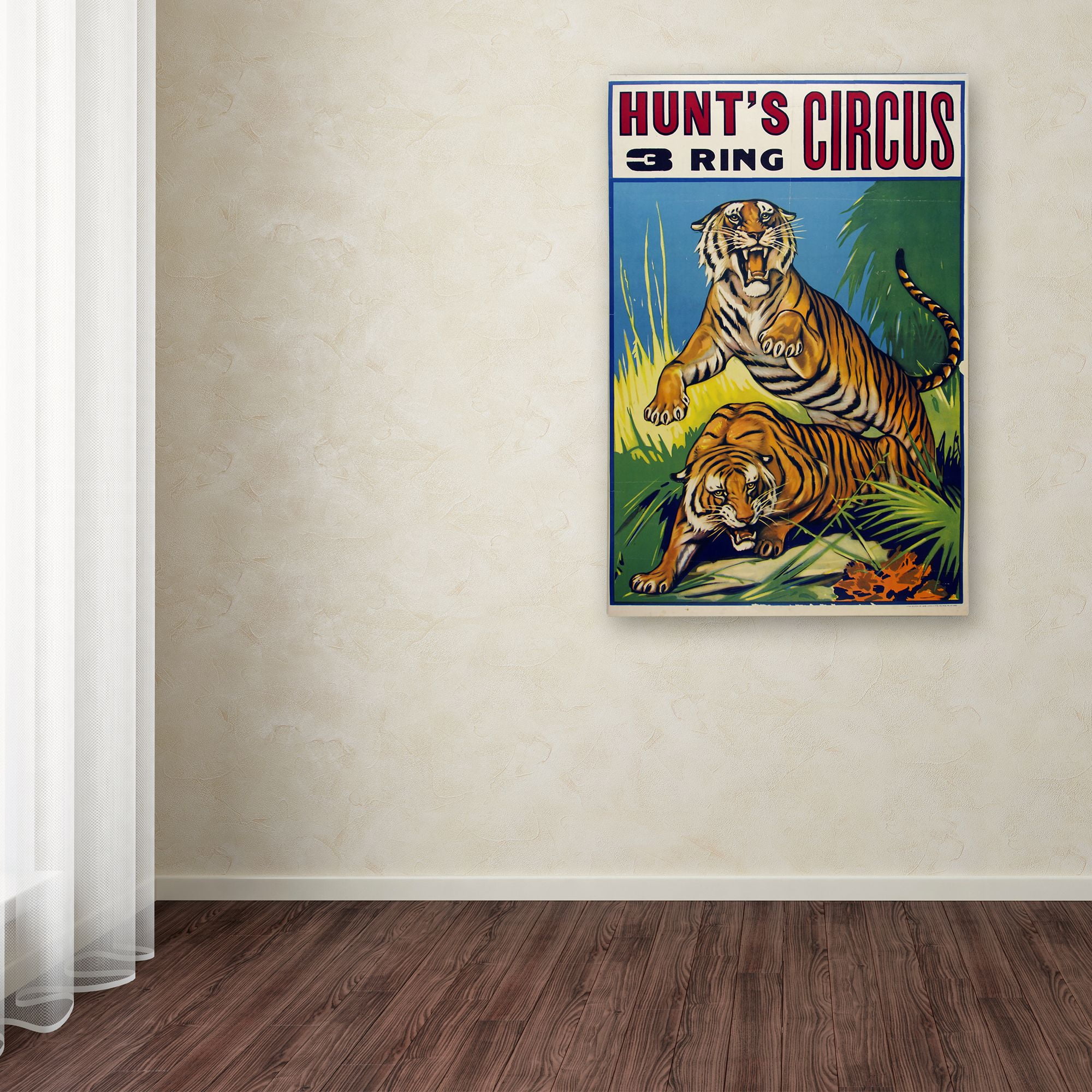 Trademark Fine Art 'Hunts Circus' Canvas Art by Vintage Apple Collection