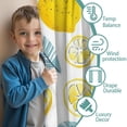 thumbnail image 3 of Blackout Kids Curtains,Lemon Childrens Insulated Curtains Set Of 2,Bedroom Essentials,Toddler Room Decor 42x63in(106x160cm), 3 of 4