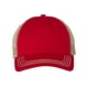 thumbnail image 1 of Mega Cap Gorra de camionero de sarga lavada Talla única Rojo/Caqui Mega gorra 6894, 1 of 1