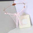 thumbnail image 5 of Gibobby Bikini elástico algodón Bragas bordadas cintura con Tanga abierta y cinturón sexy para mujer （Rosa， M), 5 of 5