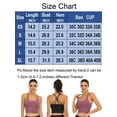 thumbnail image 3 of FUTATA Women's Cami Bra Chest Pad Vest Without Steel Ring Workout Sport Yoga Bra Longline Sling Vest, 3 of 7