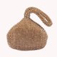 thumbnail image 5 of Bolso de mano ostentosos para mujer, de pulsera con diamantes de imitación para bodas y fiestas de noche, 5 of 5