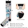 thumbnail image 3 of GZHJMY Butterfly 20-30mmHg Compression Socks for Men & Women, Knee High Stockings for Running, Sport, Hiking & Travel, 3 of 7