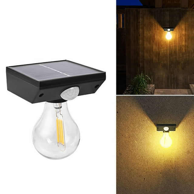 Luces solares para exteriores | Control inteligente de la luz | Luz de seguridad de pared LED | Alimentado por energía solar | IP65 a prueba de agua | Cerca, Patio, Jardín, Patio, Puerta de Entrada