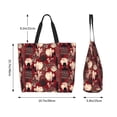 thumbnail image 5 of Rocae African Women A for Big Capacity Shoulder Bag with Pockets,Tote Bag for Women Handbag, 5 of 8