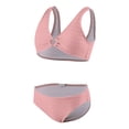 thumbnail image 5 of BOBOGOJP Girl's V Neck Ring Linked Bikini Sets Bathing Suits Two Piece Swimsuit (Pink, 8-9 Years), 5 of 6