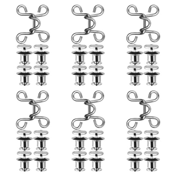 HOMEMAXS 6 Sets of Pants Waist Tightener Adjustable Waist Button Adorable Shaped Waist Tightener Pant Clips