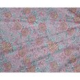 thumbnail image 4 of oneOone Polyester Lycra Fabric Leaves & Floral Artistic Printed Fabric 1 Yard 56 Inch Wide, 4 of 4