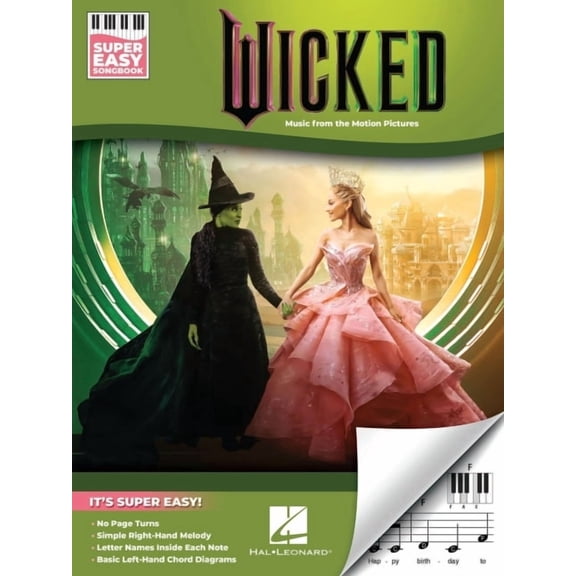 Wicked - Music from the Motion Pictures - Super Easy Songbook for Piano, (Paperback)
