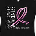thumbnail image 4 of Inktastic Breast Cancer Awareness Fight, Care, Cure Boys or Girls Toddler T-Shirt, 4 of 5