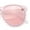Frost Pink - Pink, variant on SA106 Womens Ruffled Edge Horn Rim Hipster Fashion Sunglasses Frost Blue - Blue