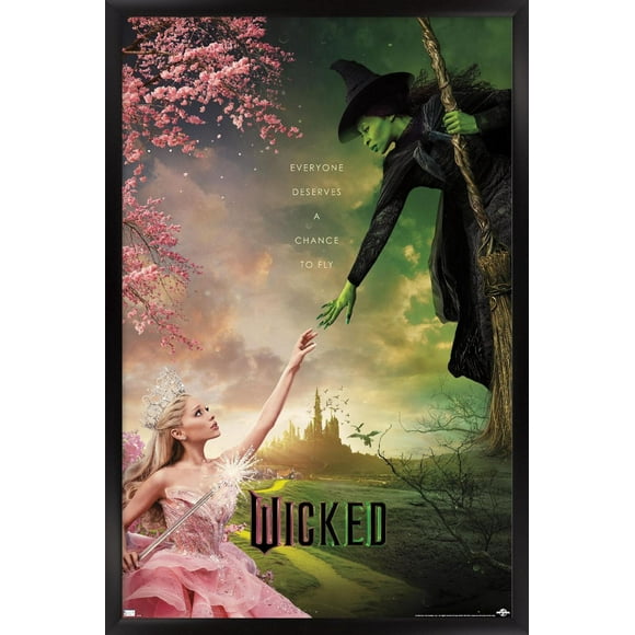 Wicked - One Sheet Wall Poster, 22.375" x 34" Framed
