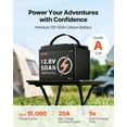 thumbnail image 2 of VEVOR Batterie LiFePO4 à Cycle Profond 12V 50Ah BMS Lithium Fer Phosphate pour VR, 2 of 9