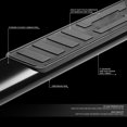 thumbnail image 5 of DNA Motoring 5" Oval Side Step Nerf Bars Running Boards for 2019-2020 Ram 1500 Quad Cab, Black, 5 of 5