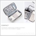 thumbnail image 4 of Organizador de cables para viajes, bolsa organizadora de dispositivos electrónicos, bolsa de almacenamiento para dispositivos electrónicos., 4 of 5
