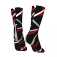 thumbnail image 4 of Stockings Abstract lines Custom Elegant Socks Autumn Anti Bacterial Socks Women Men Runni, 4 of 7