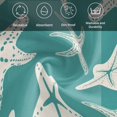 thumbnail image 6 of Turquoise Starfish Coastal Cloth Napkins, Nautical Summer Ocean Abstract Art Washable and Reusable Dinner Napkins Set of 4, Table Napkin for Kitchen Party Birthday Wedding Hotel Housewarming 20"x20", 6 of 9