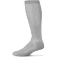 thumbnail image 5 of MDR Diabetic Over the Calf Length Crew Socks (12 Pair Pack) Seamless Cotton Blend Made in USA (Gray, 13-15), 5 of 5