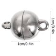 thumbnail image 2 of 15 pares imán hebilla conector bricolaje pulsera collar joyería haciendo hallazgos, 2 of 4