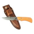 thumbnail image 2 of Knives of Alaska Trekker Pronghorn Fixed Blade Knife 3.25" Clip Point D2 Bead Blasted Blade Rubber Handle Orange, 2 of 2