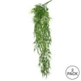 thumbnail image 3 of Vickerman 33" Artificial Green Mini Bamboo Leaf Bush, Pack of 2, 3 of 3