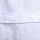 thumbnail image 3 of Uniforme de laboratorio blanco para mujer, bata blanca de médico, bata de manga larga L, 3 of 6