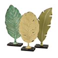 thumbnail image 1 of IMAX 26830-3 Cora Leaf Statuaries&44; Multicolore - Lot de 3, 1 of 1