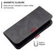 thumbnail image 5 of Xiaomi Redmi Note 9s/note 9 Pro Case Wallet Magnetic Closure Foldable Protective Anti-theft Brush Cover - Black, 5 of 5