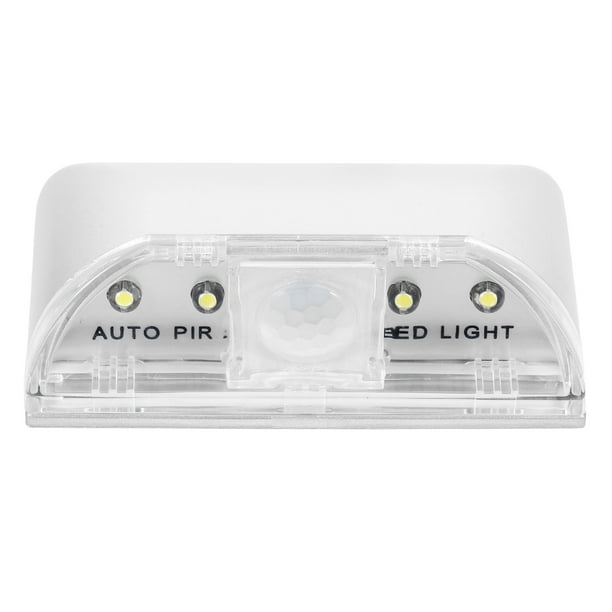 Luz nocturna pequeña inteligente LED con sensor de inducción para cerradura de puerta, luz blanca