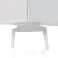 thumbnail image 4 of SONOROUS Studio ST-360 Wood and Glass Modern TV Stand with Spike Metal Legs for Sizes up to 75" (Modern Design Cabinet For Your Audio/Video Components and Consoles, Comes with I/R Repeater) - WHITE, 4 of 6