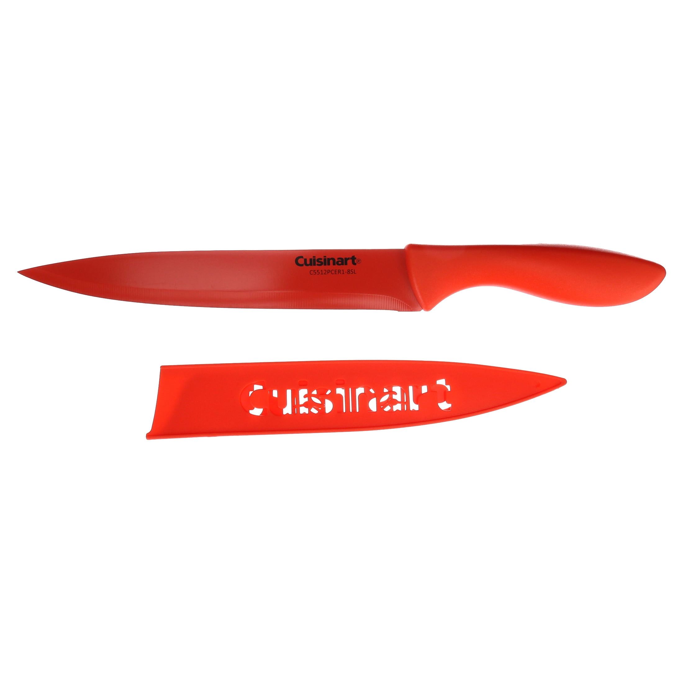 Cuisinart 12 Piece Ceramic Coated Color Knife Set with Blade Guards