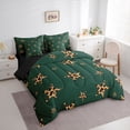 thumbnail image 3 of Castle Fairy Abstract Stars Print Bedding Comforter Set,Cheetah Print Queen Bedding Sets, 3 of 8