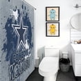 thumbnail image 4 of Football Cowboys Shower Curtain Bathroom Curtains Waterproof Fabric Home Partition Screen Living Room, 4 of 6