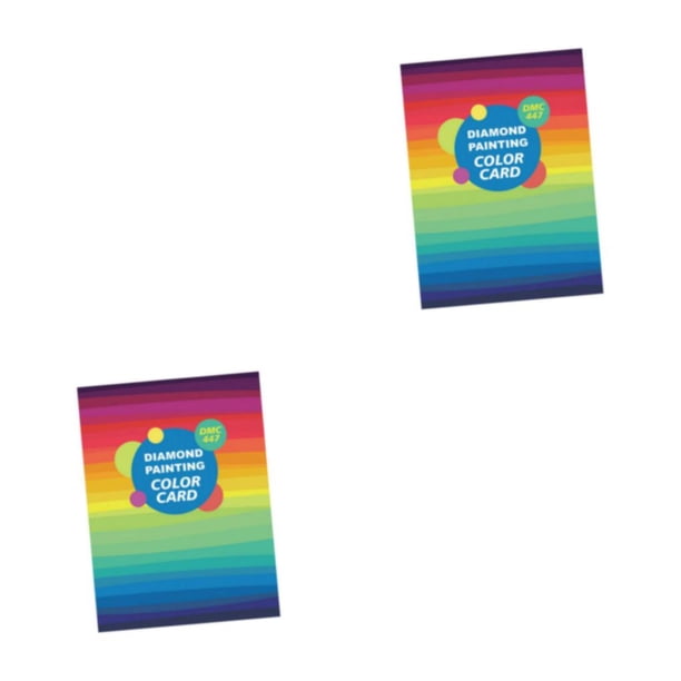 Bearachild Folleto de gráficos de tarjetas de colores de papel imprescindible para entusiastas del bricolaje Folletos de gráficos de tarjetas de Tipo 1 2Conjunto