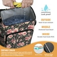 thumbnail image 2 of Travel Cooler Bag - Pioneer Flower Floral Print Pattern Camping Beer Cooler Backpack with Bottle Opener- Waterproof Insulated Picnic Backpacks - Cooler Bag for Beach, 2 of 6