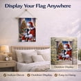 thumbnail image 6 of Greater Swiss Mountain Dog and Santa Claus Garden Flag, 6 of 7