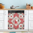 thumbnail image 5 of Coolnut Dishwasher Magnet Cover 23"Wx26"H ,Santa Snowflake Tree Farmhouse Kitchen Dishwasher Cover Magnetic Appliance Covers Door Stickers for Kitchen Home Cabinet Decals, 5 of 6