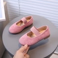 thumbnail image 2 of FRSASU Girl's Dress Shoes Toddler Flower Girl Mary Jane Shoes Soft Sole Slip On Ballet Flat for School Wedding Party Pink, 2 of 9