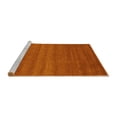 thumbnail image 2 of Ahgly Company Machine Washable Indoor Square Abstract Yellow Modern Area Rugs, 5' Square, 2 of 4
