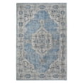 thumbnail image 2 of BNM Modern Medallion Indoor Area Rug, 5' x 7', Blue-Cream, 2 of 7