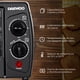 thumbnail image 4 of Horno eléctrico Daewoo, 9 Lts., 2 elementos calefactores de cuarzo, apagado automatico, Negro, modelo DOT-1645-NEGR, 4 of 8