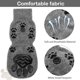 thumbnail image 4 of 1 par de calcetines reversibles antideslizantes para perros de interior: protegen las patas de tu mascota y los suelos de casa. Aptos para perros pequeños y grandes (L, gris)., 4 of 5